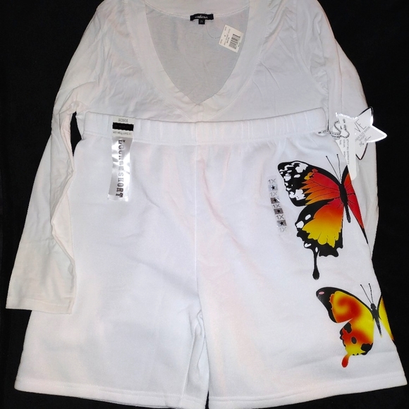 Roma Pants - Butterfly Lounge Shorts bundle